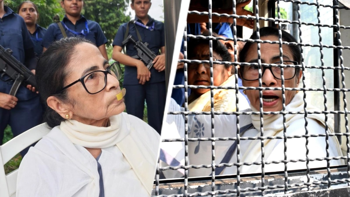 Banerjee, Kejriwal held during Delhi protest against poll panel