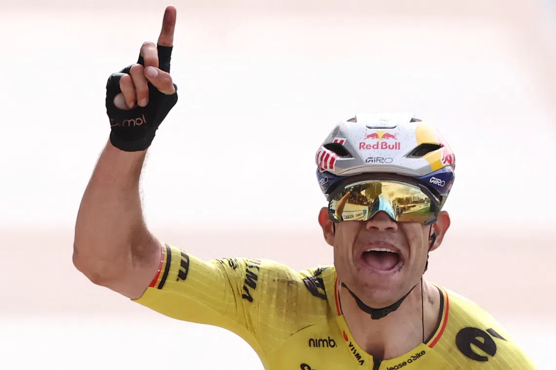 Van Aert claims maiden Vuelta stage victory in thrilling stage 13 finish