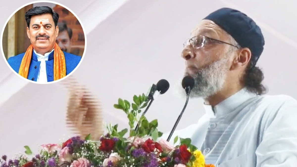 भोपाल में ओवैसी ने BJP विधायक के बयान पर साधा निशाना