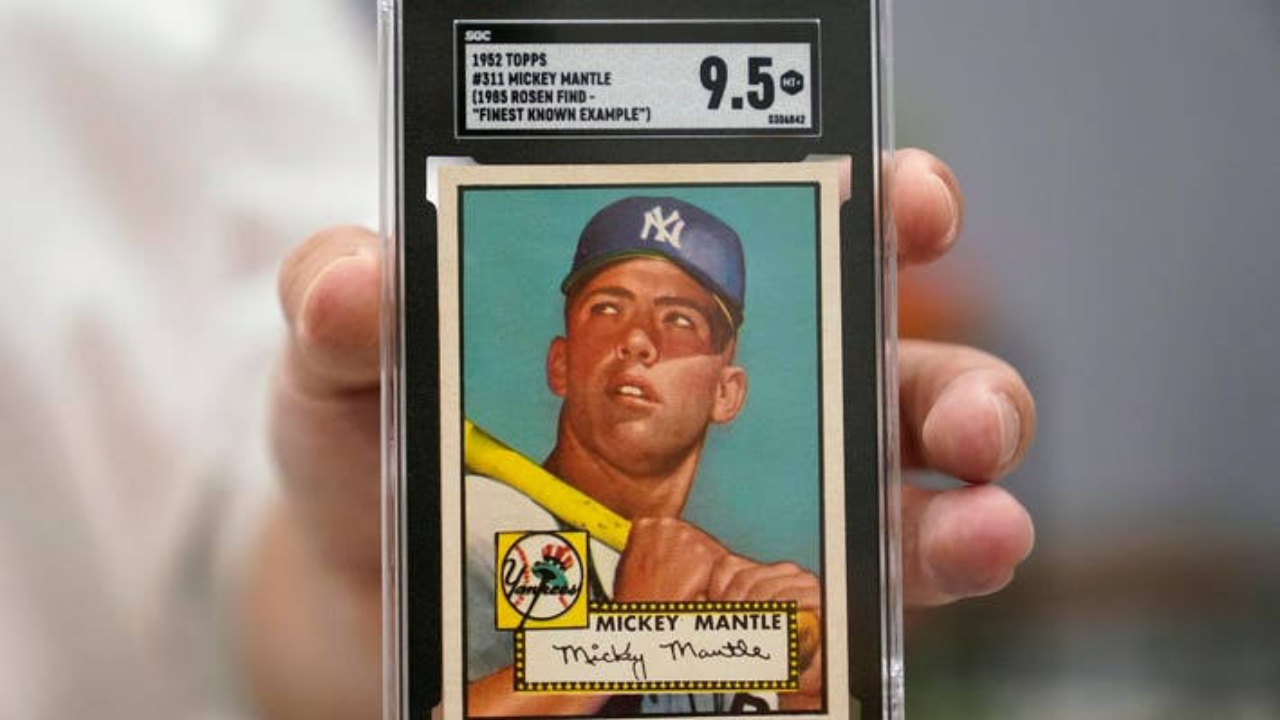 Rare Mickey Mantle Card Sells for Record $12.6 Million at Auction