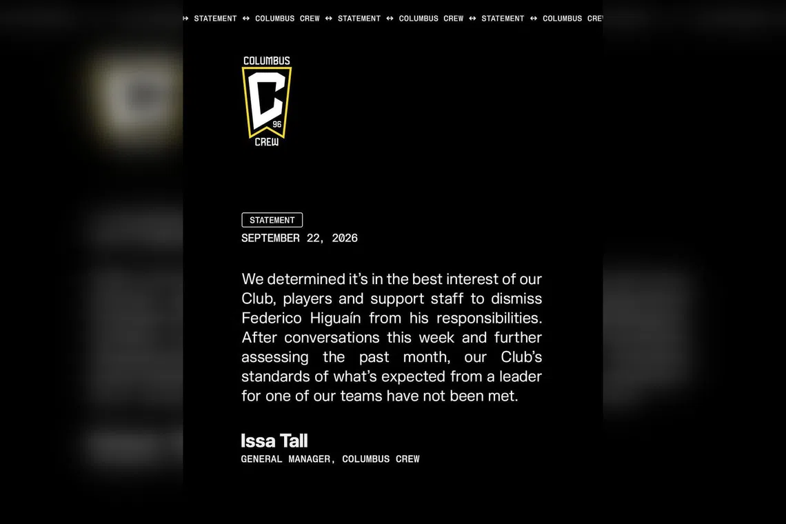 MLS coach dismissed after sexist remarks to female referee
