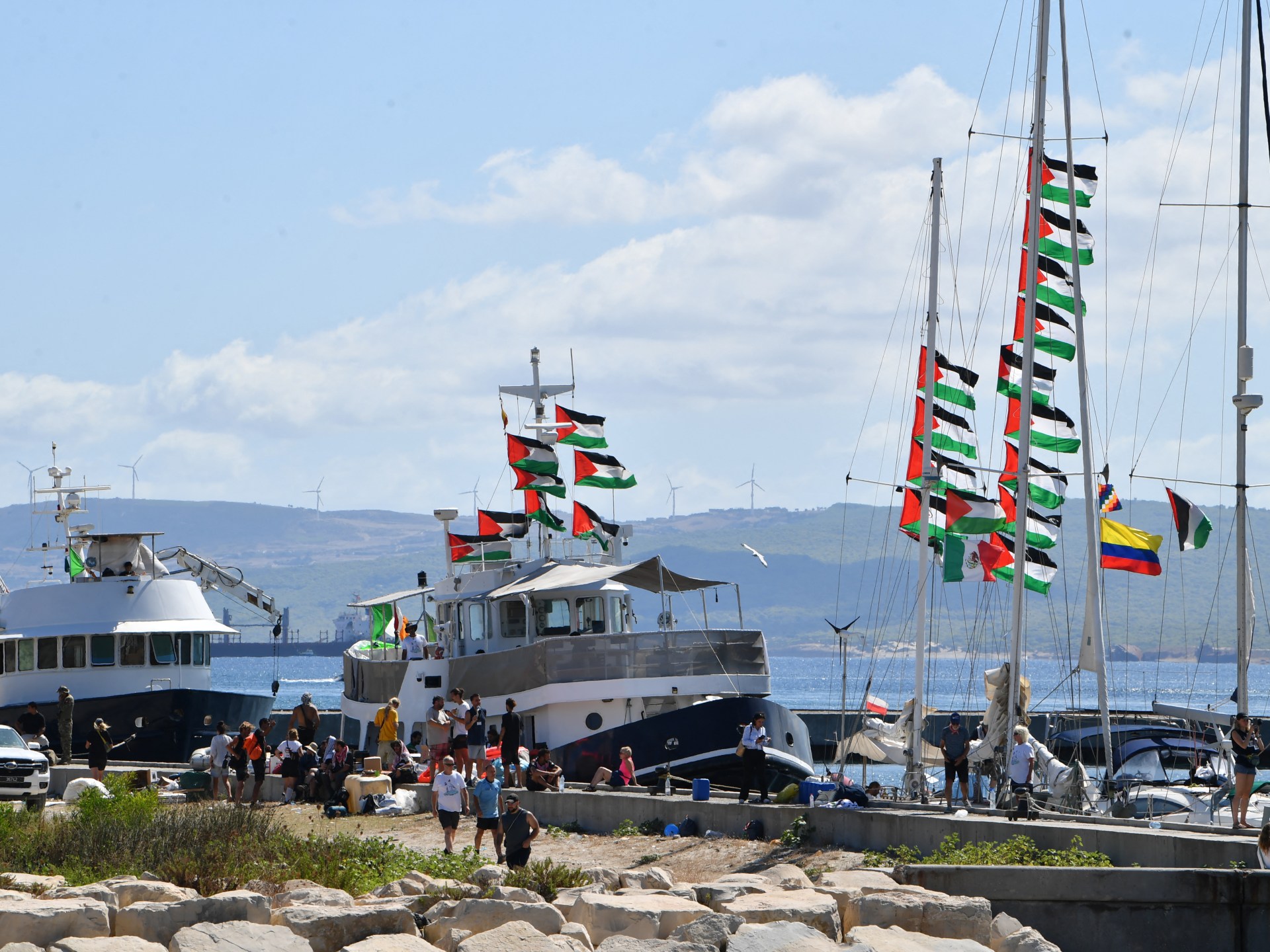 Four Tunisian activists held over flotilla organising as health deteriorates