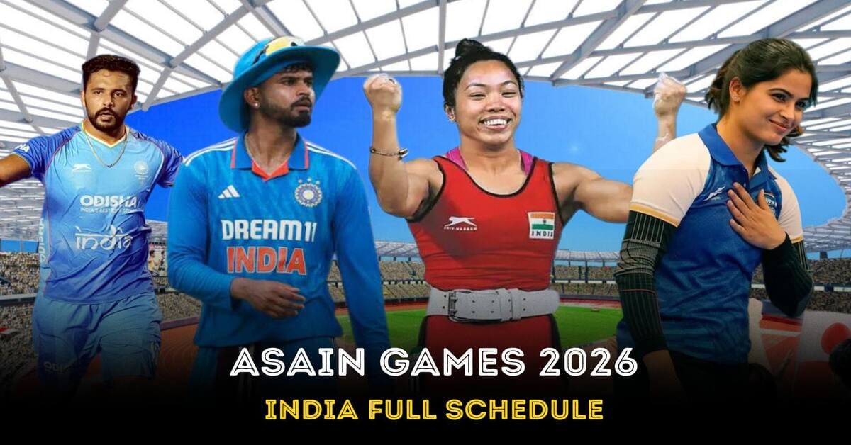 India's Asian Games 2026 campaign kicks off with teqball and women's cricket