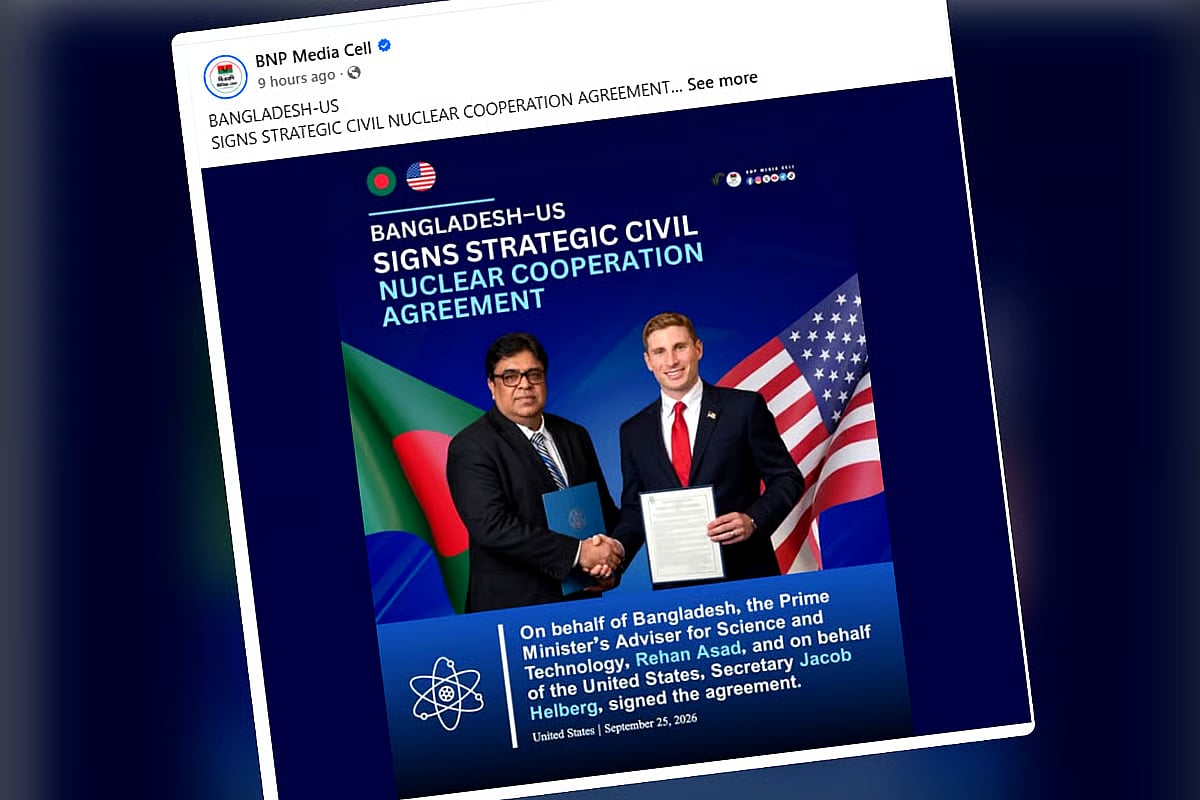 Bangladesh, US ink civilian nuclear cooperation pact