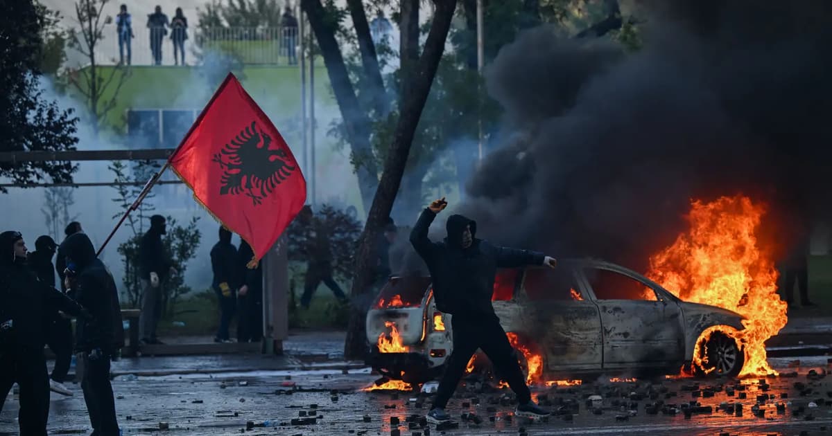 Albania's capital gripped by fifth consecutive day of street violence