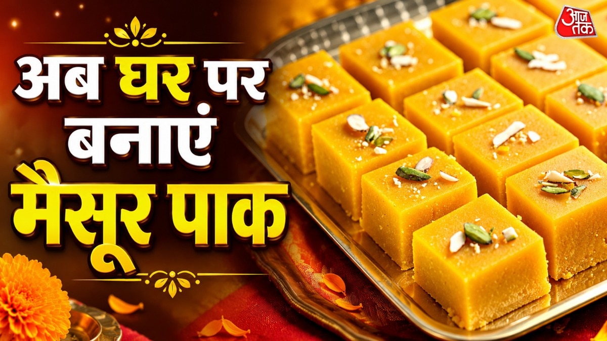 Skip Store-Bought Sweets: Make Mysore Pak at Home with Gram Flour