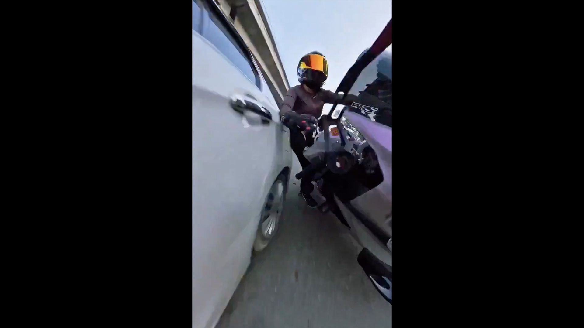India probes alleged hit-and-run after motorcyclist shares video evidence