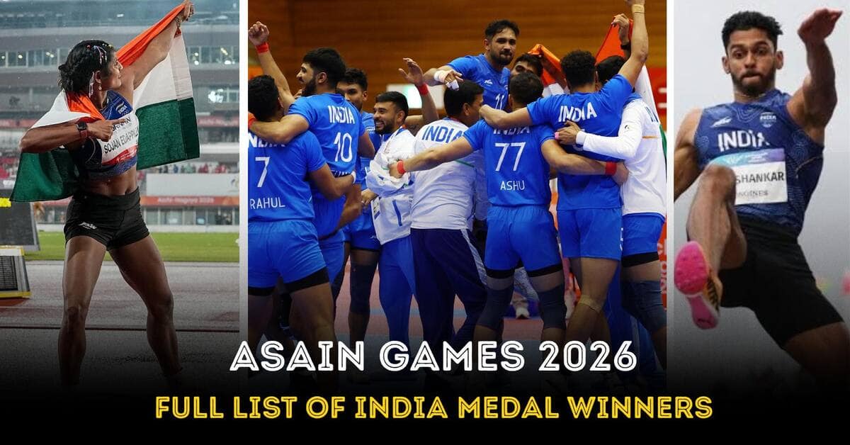 India's medal haul at 2026 Asian Games in Aichi-Nagoya