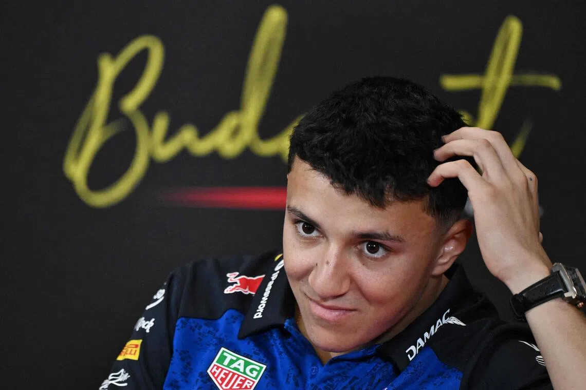 Red Bull's Hadjar sidelined for Dutch GP due to wrist injury