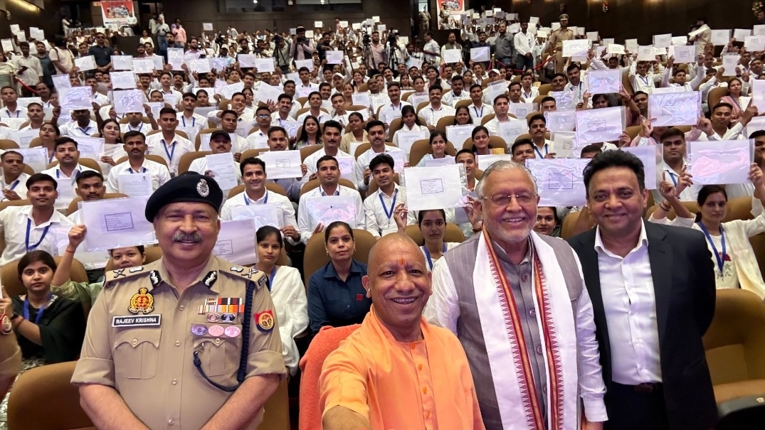 Uttar Pradesh CM distributes appointment letters to 912 police recruits