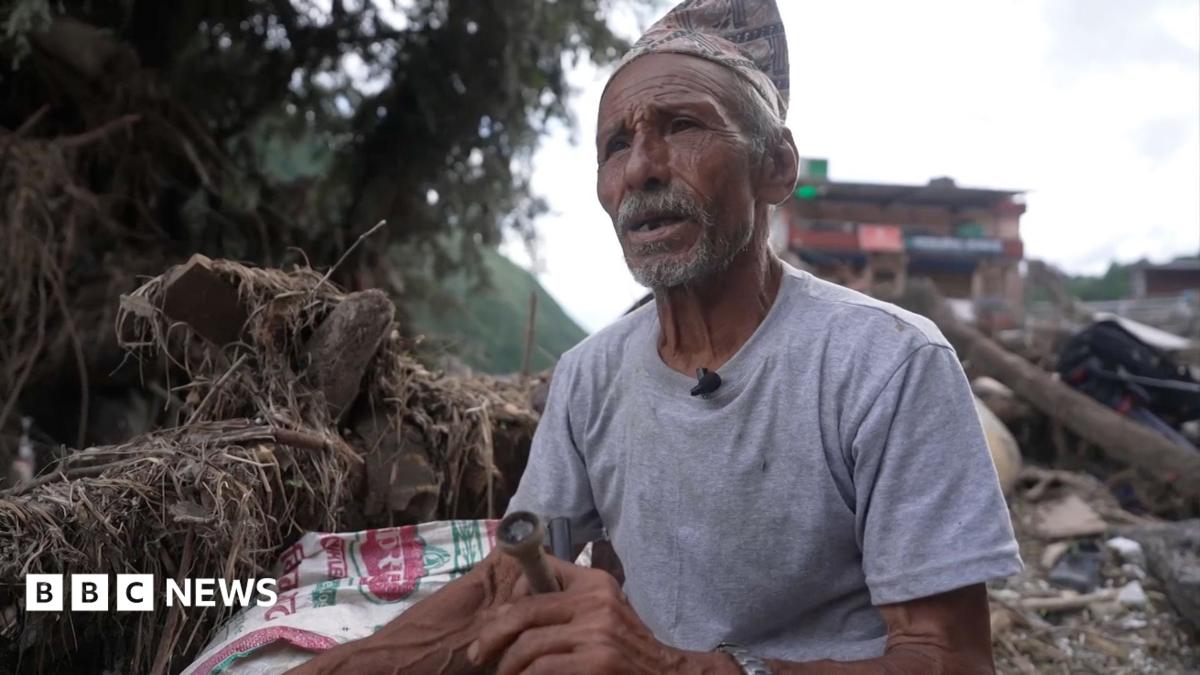 Nepal village left in ruins after devastating monsoon floods