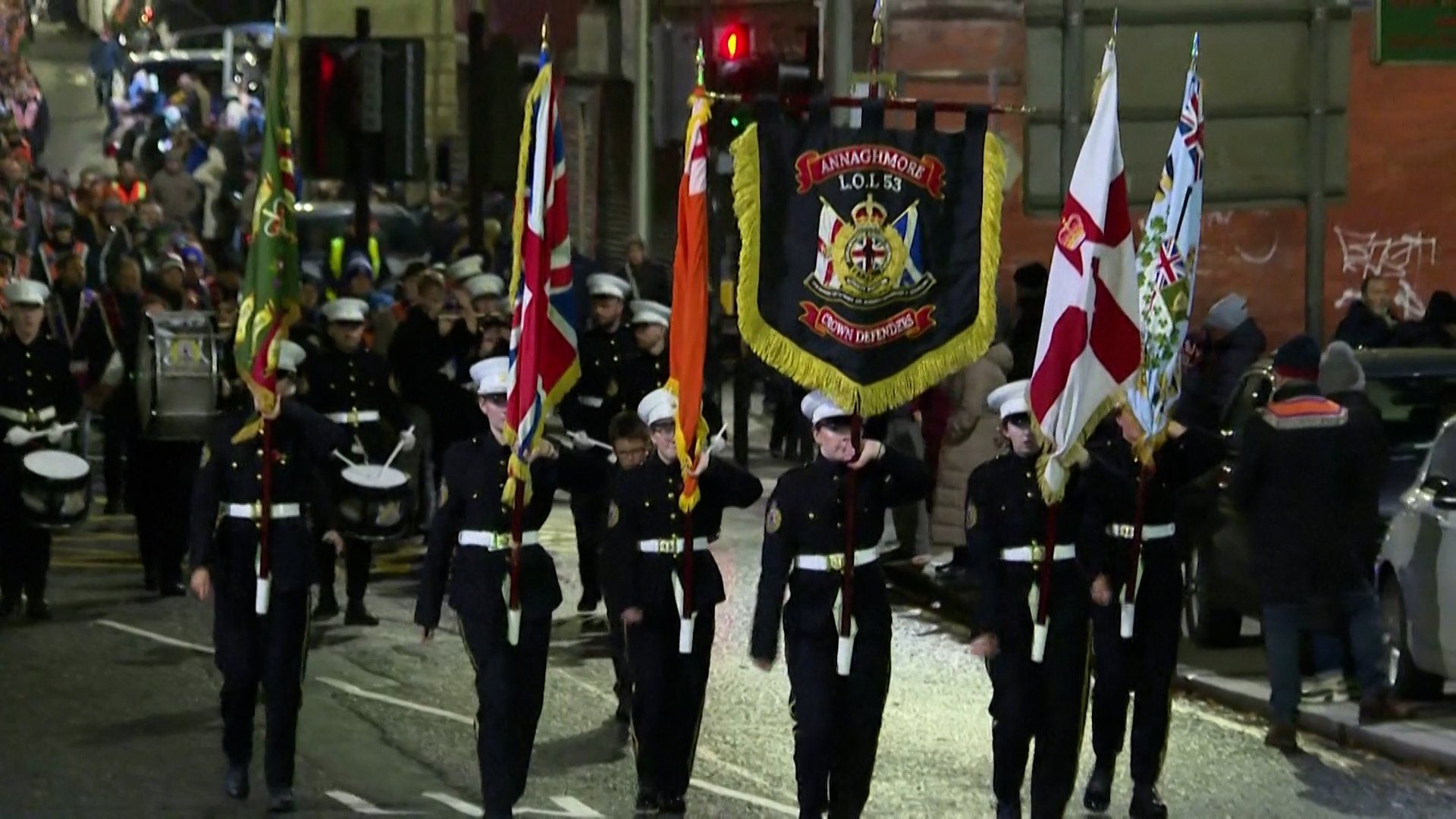 Orange Order stages major march in Northern Ireland amid legal tensions