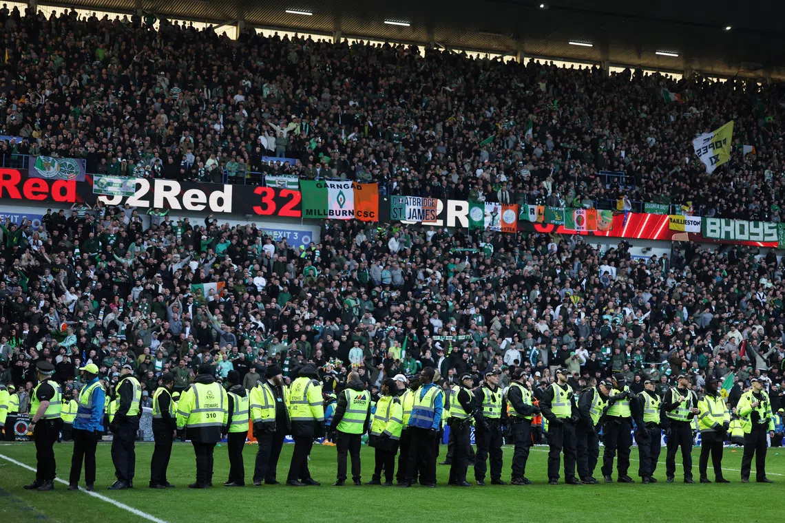 Celtic, Rangers ban away fans for rest of Scottish league season