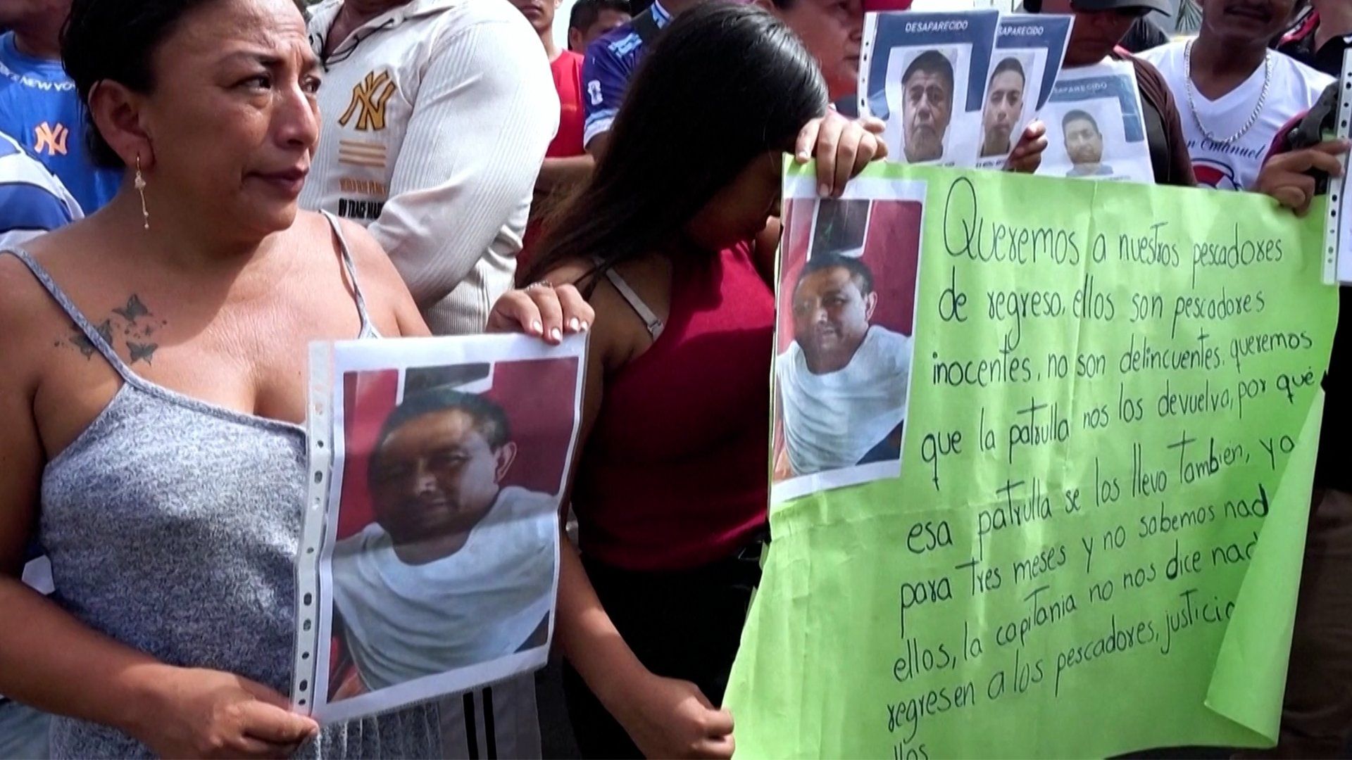 Families of eight missing Ecuadorian fishermen demand US accountability