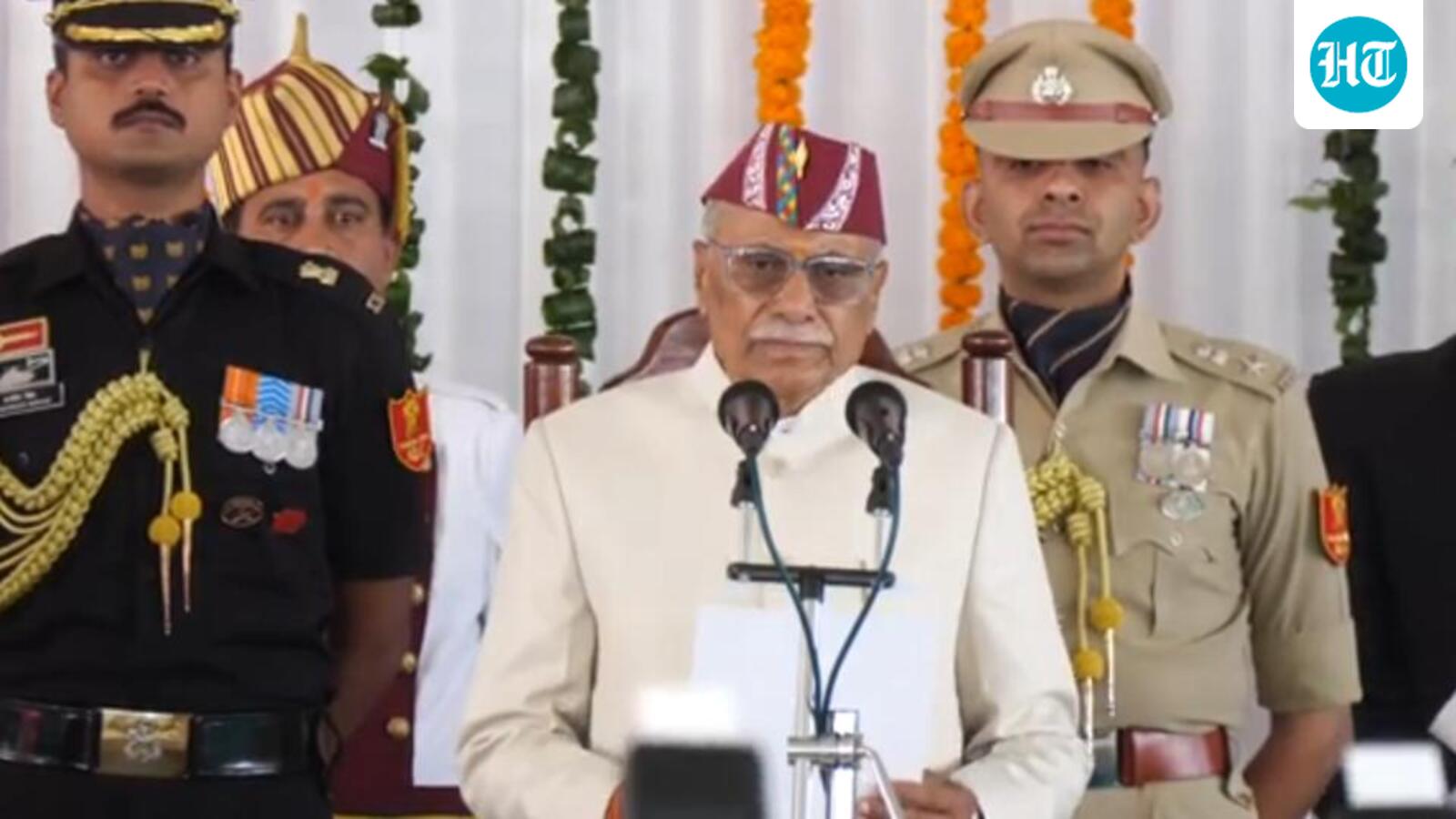 Dr Dhal Singh Bisen takes oath as Uttarakhand's new Governor