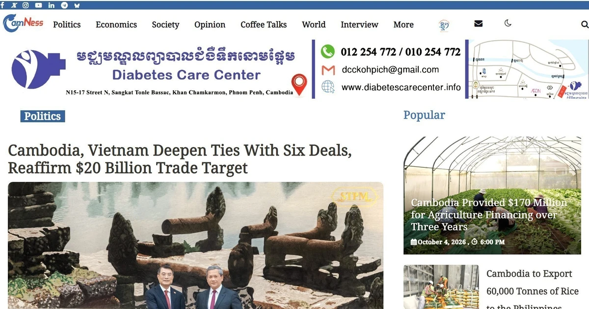 Vietnam, Cambodia seal deals to deepen economic and security ties