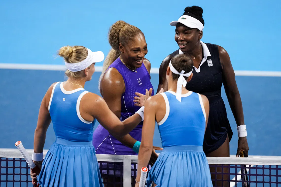 Williams Sisters Fall in Doubles Comeback at Cincinnati Open