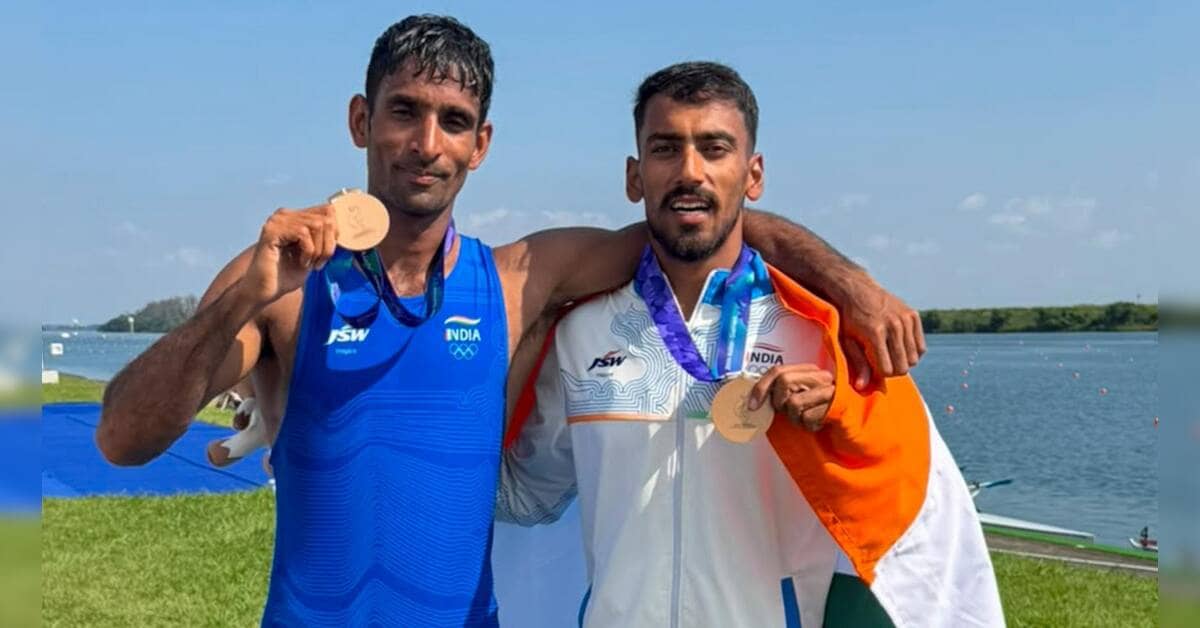 Indian rowers Satnam, Salman win maiden Asian Games double sculls bronze