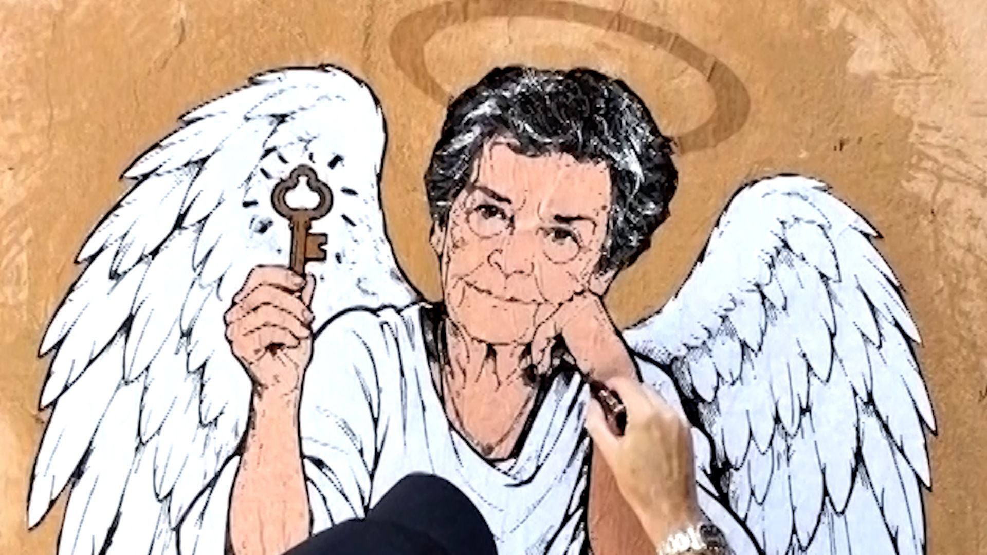 Spanish street artist commemorates housing activist Maricarmen with mural