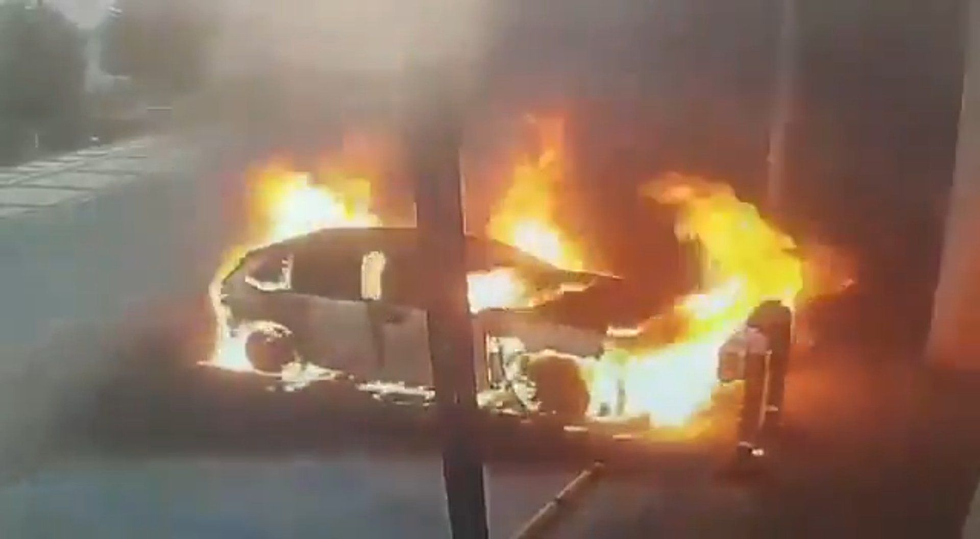 Turkey's homegrown electric SUV catches fire at charging station