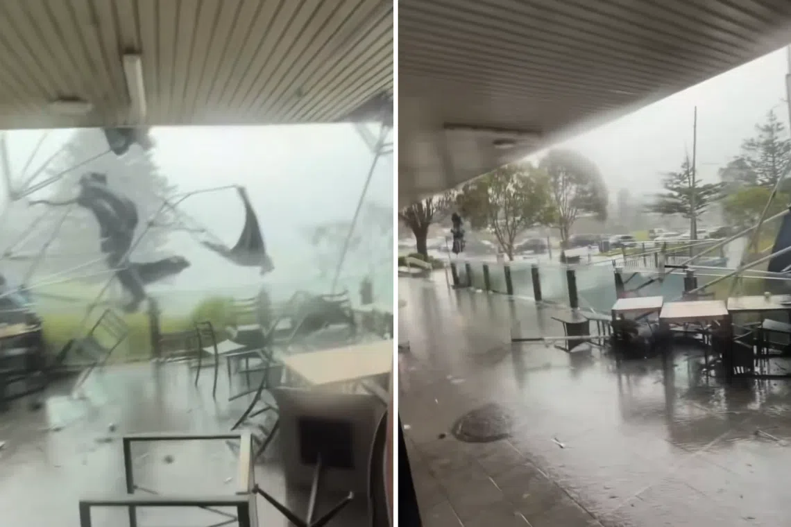 Rare tornado touches down in Australian town amid severe weather