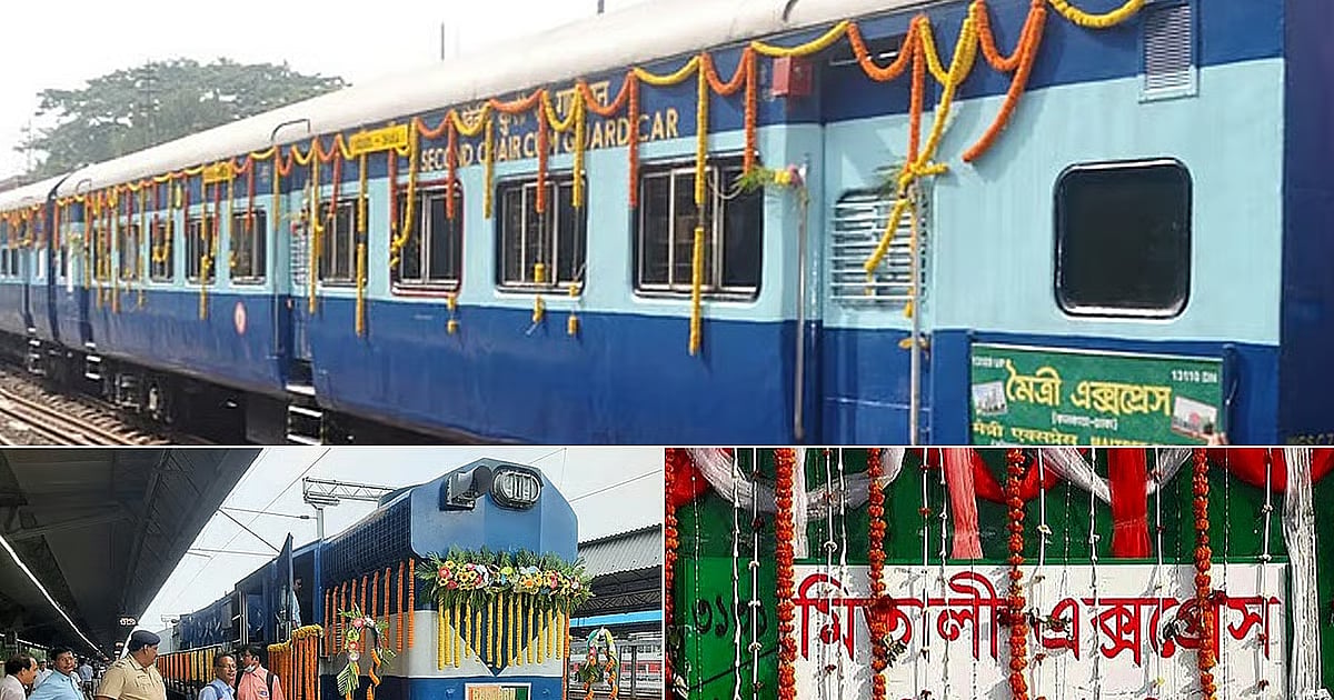 বাংলাদেশ-ভারত মৈত্রী, বন্ধন ও মিতালী এক্সপ্রেস চালুর উদ্যোগ