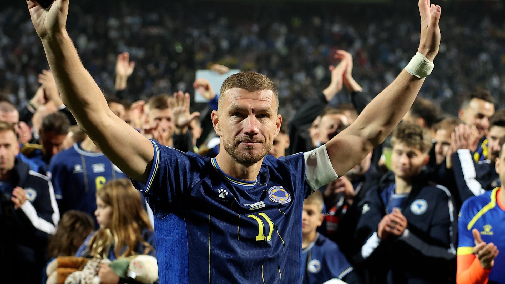 Bosnian striker Edin Dzeko retires from international football