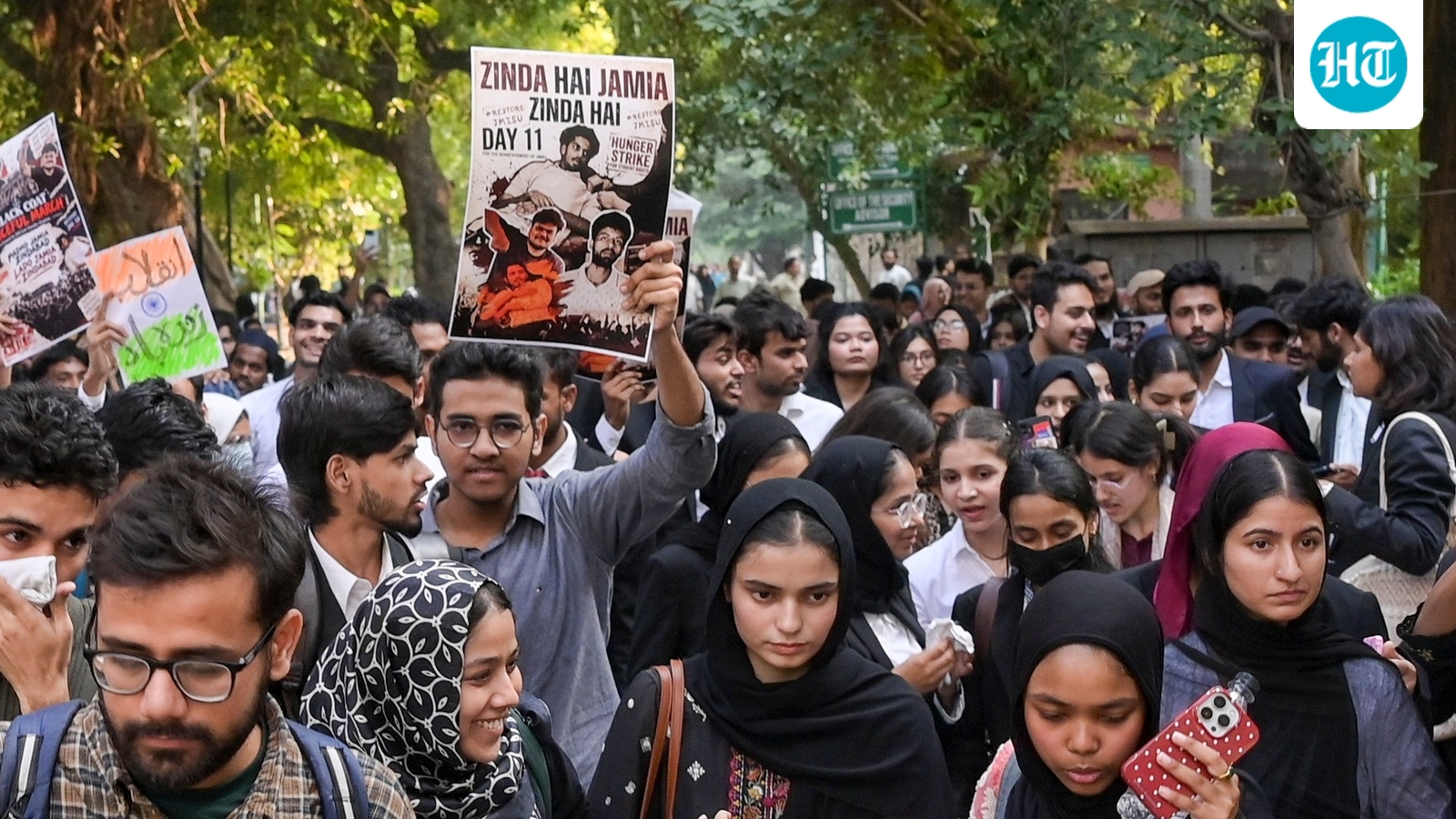 Jamia student protests escalate as four begin hunger strike over union demands