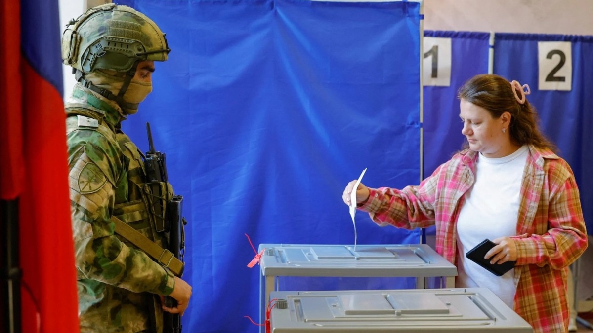 Putin's Party Leads as Russia Holds Elections in Occupied Ukrainian Territories