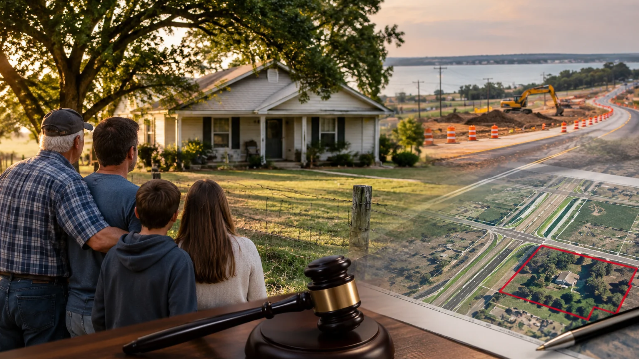 Texas family battles city over home compensation as road project looms