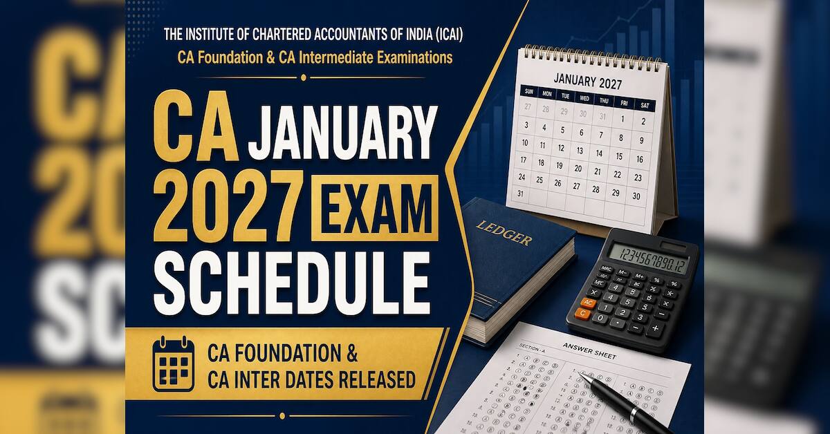 ICAI announces CA exam schedule for Foundation, Intermediate from January