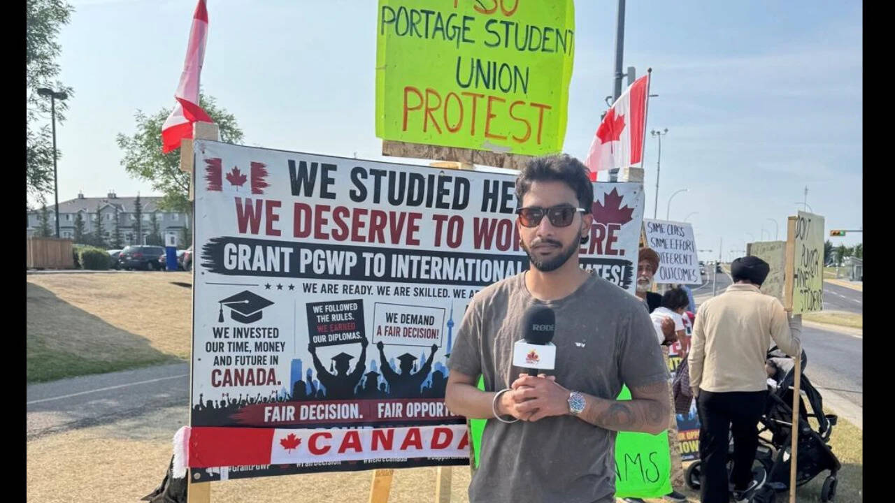 Indian Student in Canada Faces Deportation After Protest Action