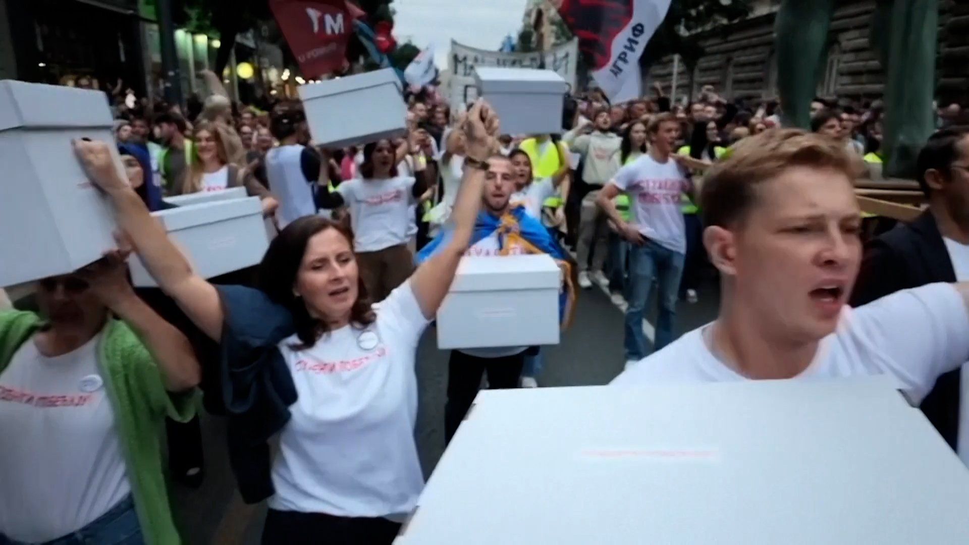 Serbian student movement pushes justice demands ahead of elections