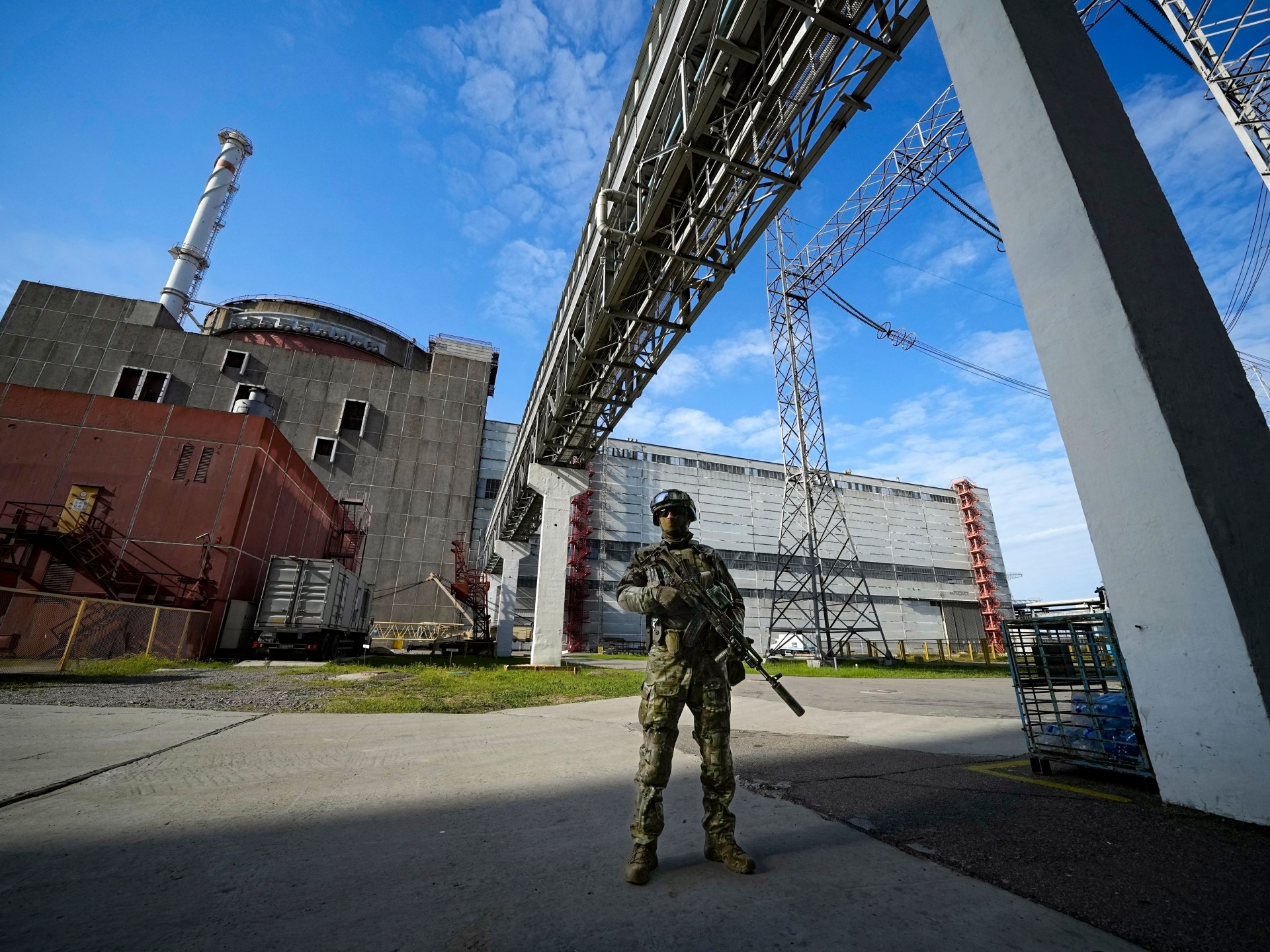 Russia claims Ukrainian drone strike near Zaporizhzhia nuclear facility