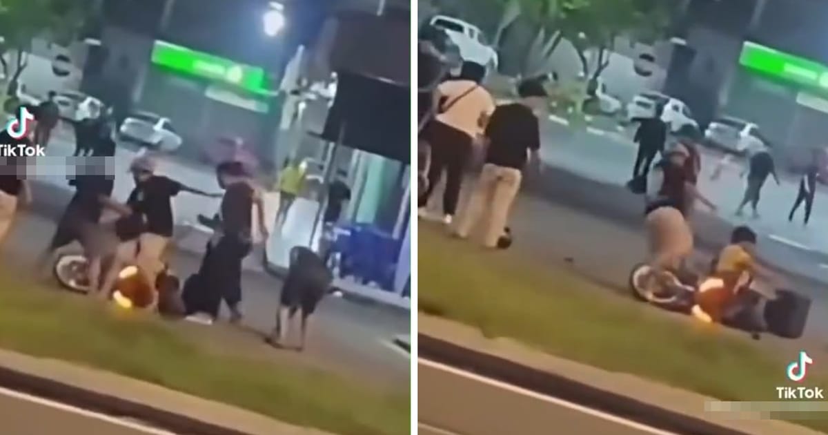 Man arrested after alleged helmet assault during weekend brawl