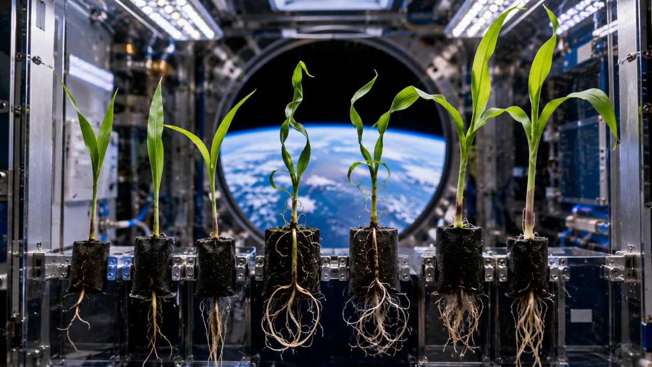 NASA's space-grown corn reveals microgravity challenges for future farming