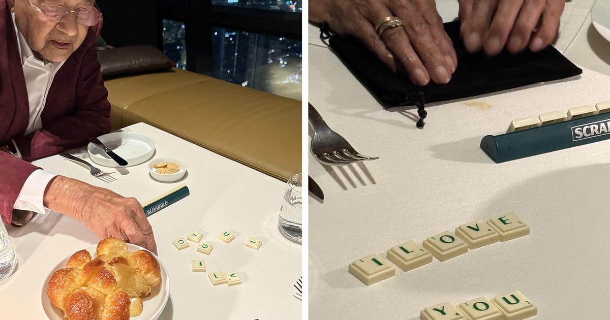 Young Mahathir's Unconventional Love Declaration Through Scrabble