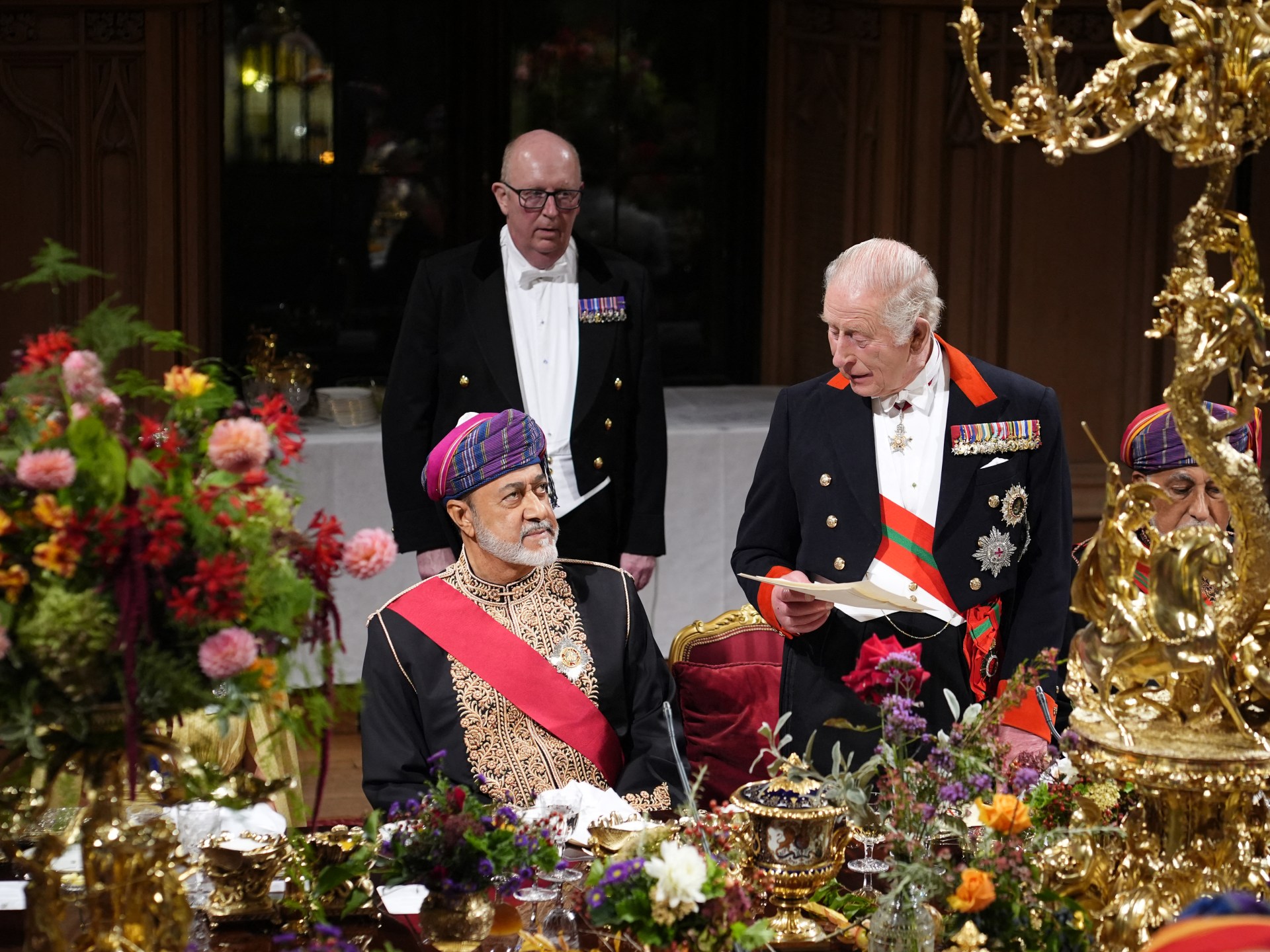 King Charles honours Omani sultan's role in regional peace efforts
