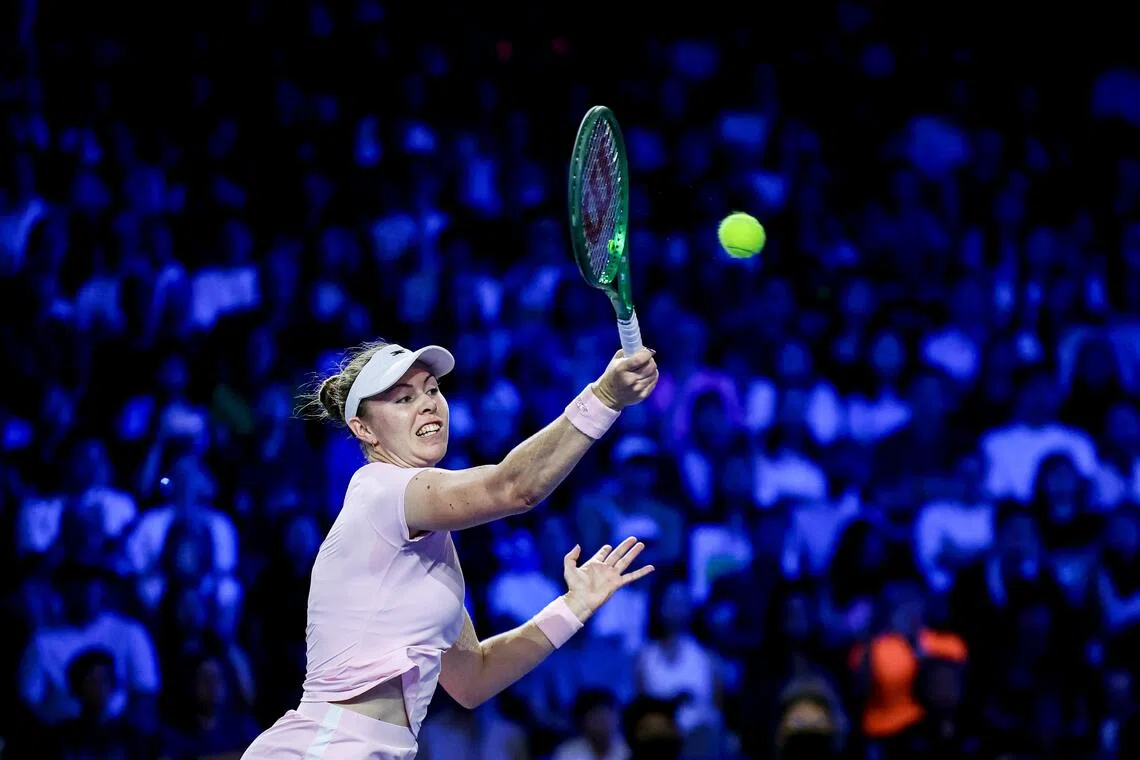 Gibson shows grace in Singapore Tennis Open final defeat