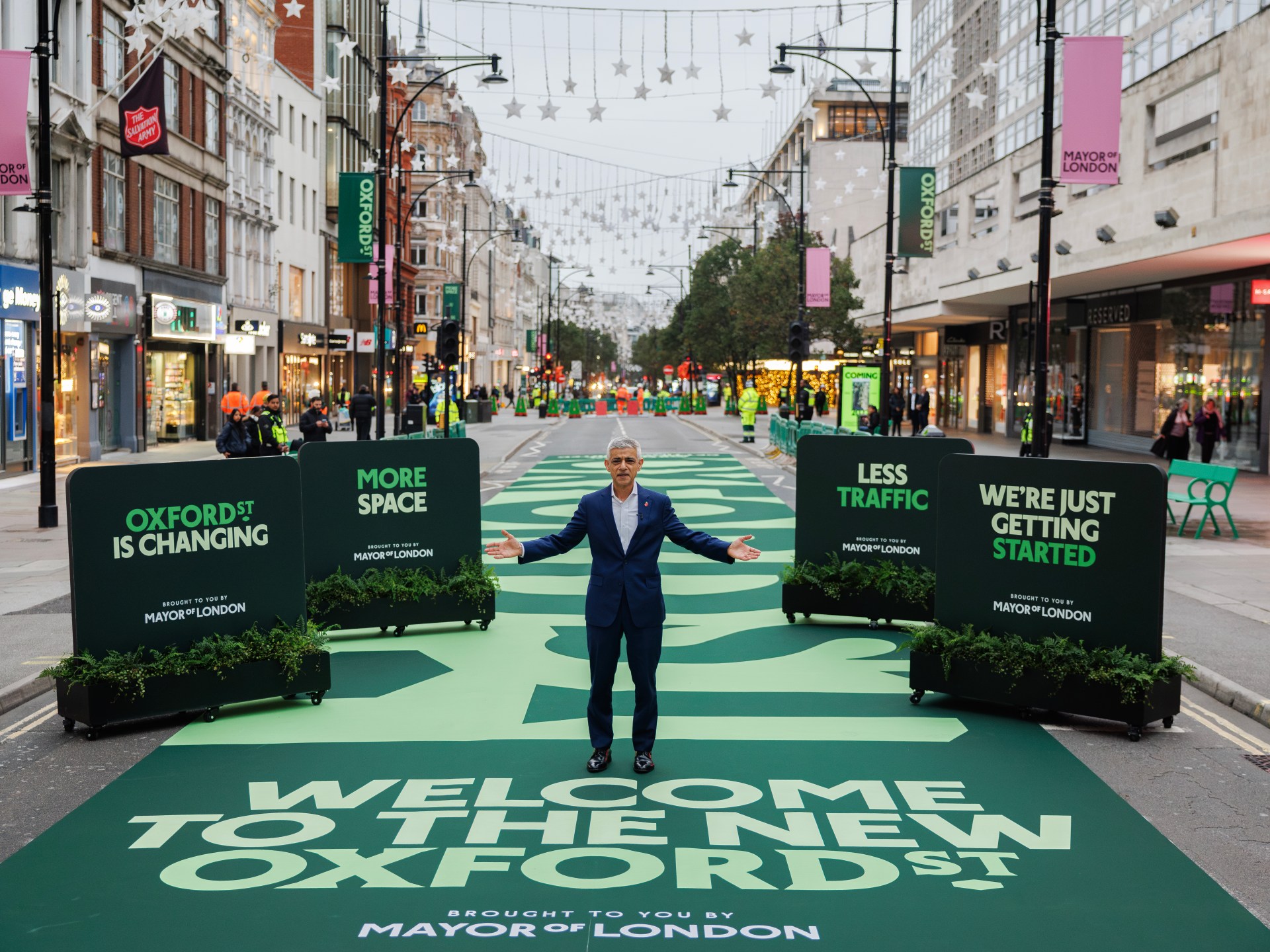 London's Oxford Street bans vehicles in historic pedestrian-first makeover