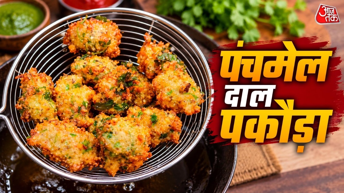 Easy recipe for crispy five-lentil fritters ideal for evening snacks