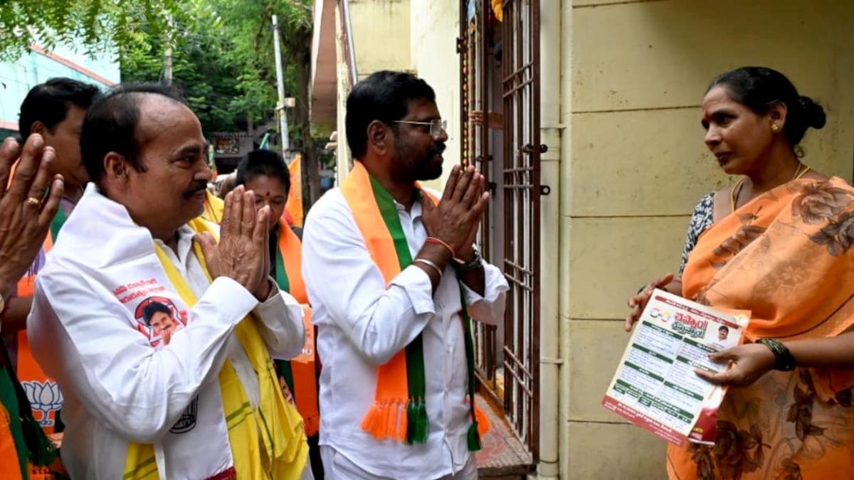 BJP and Jana Sena campaign on development, security in Tirupati civic race
