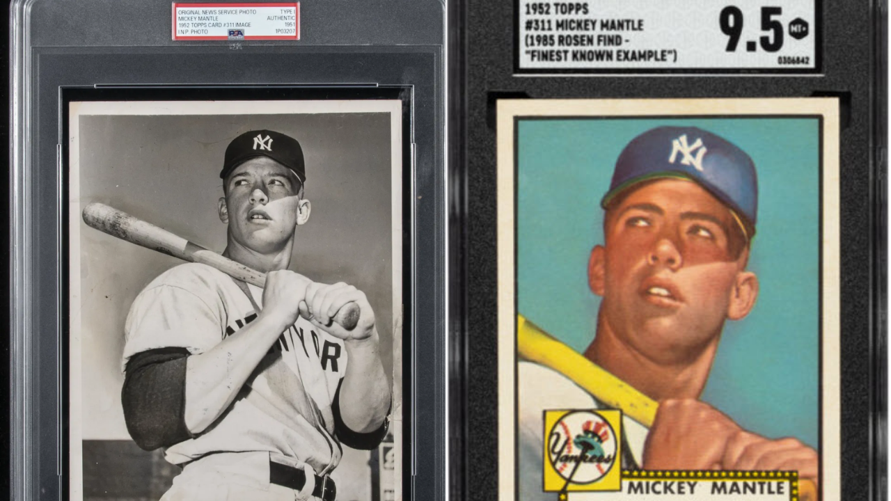 Rare Mickey Mantle photograph fetches record $3 million in private sale