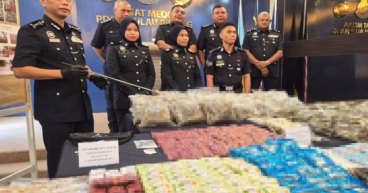 Polis Sita Dadah Bernilai RM3.2 Juta, Tujuh Suspek Ditahan