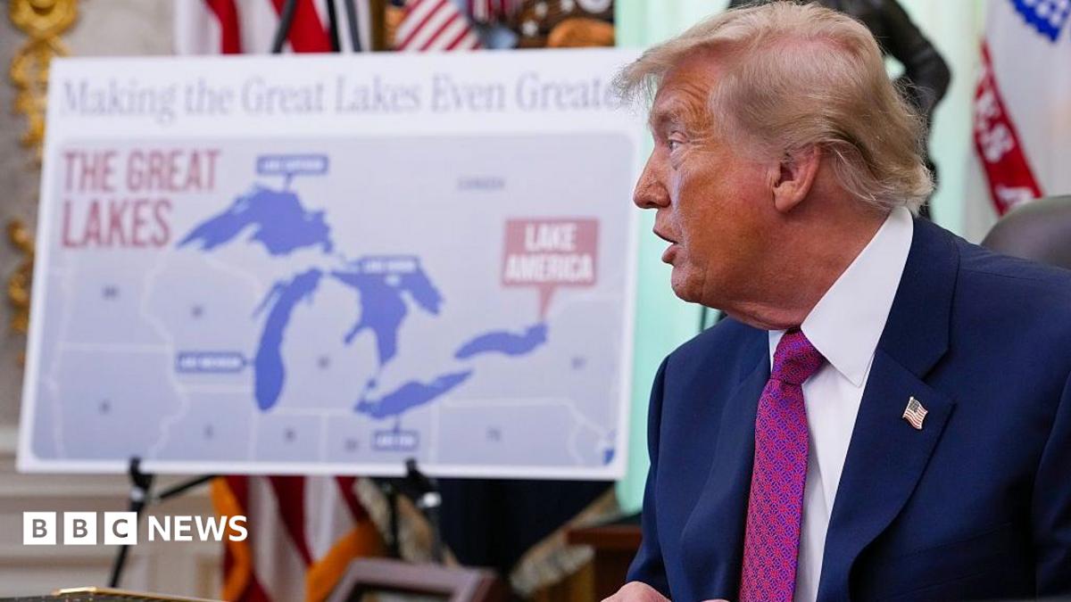 Trump urges Apple to rename Lake Ontario as 'Lake America' on maps
