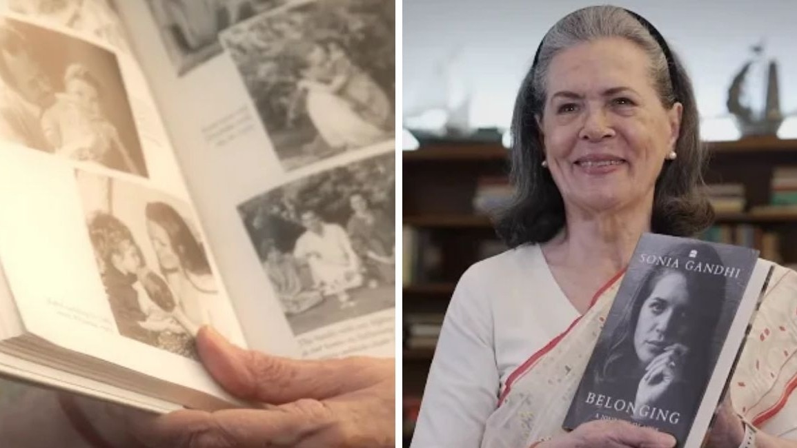 Sonia Gandhi Offers Glimpse of Memoir Featuring Family Photos