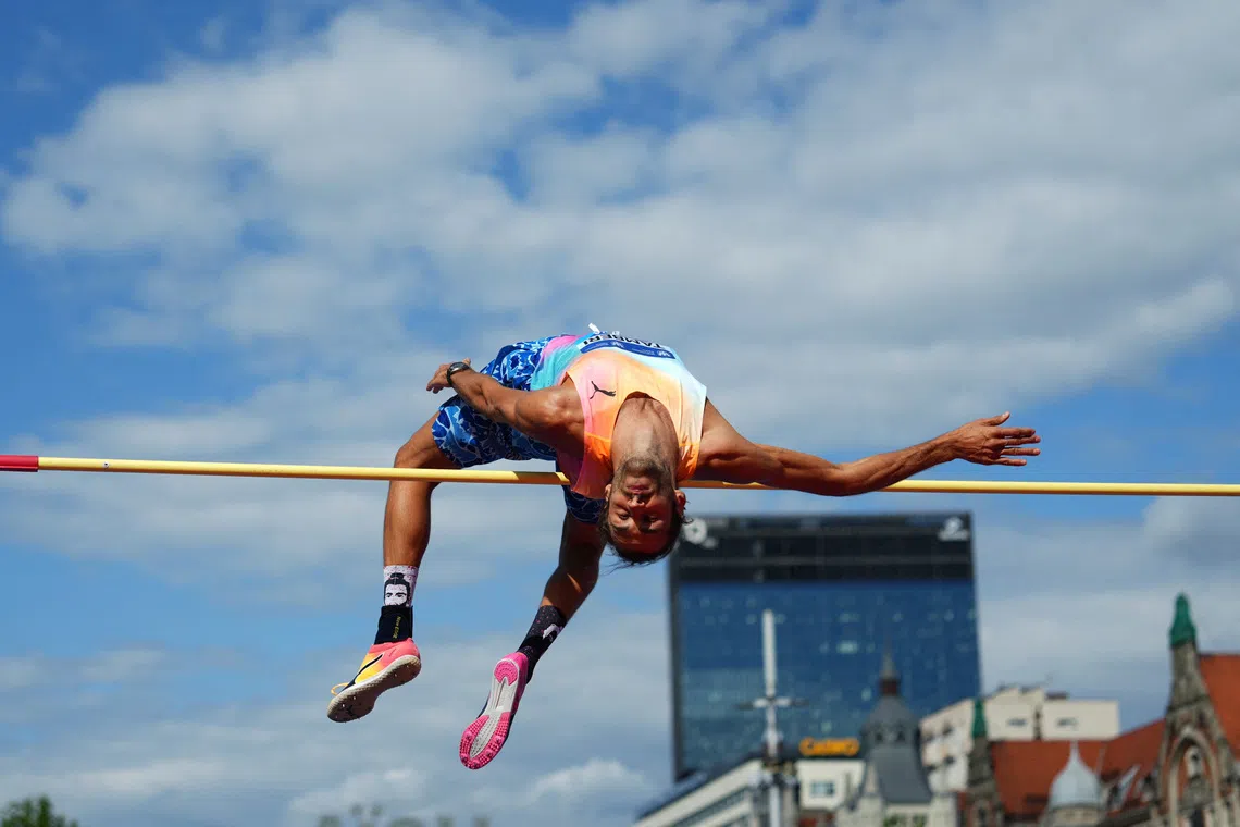 Tamberi extends winning streak with Diamond League high jump victory