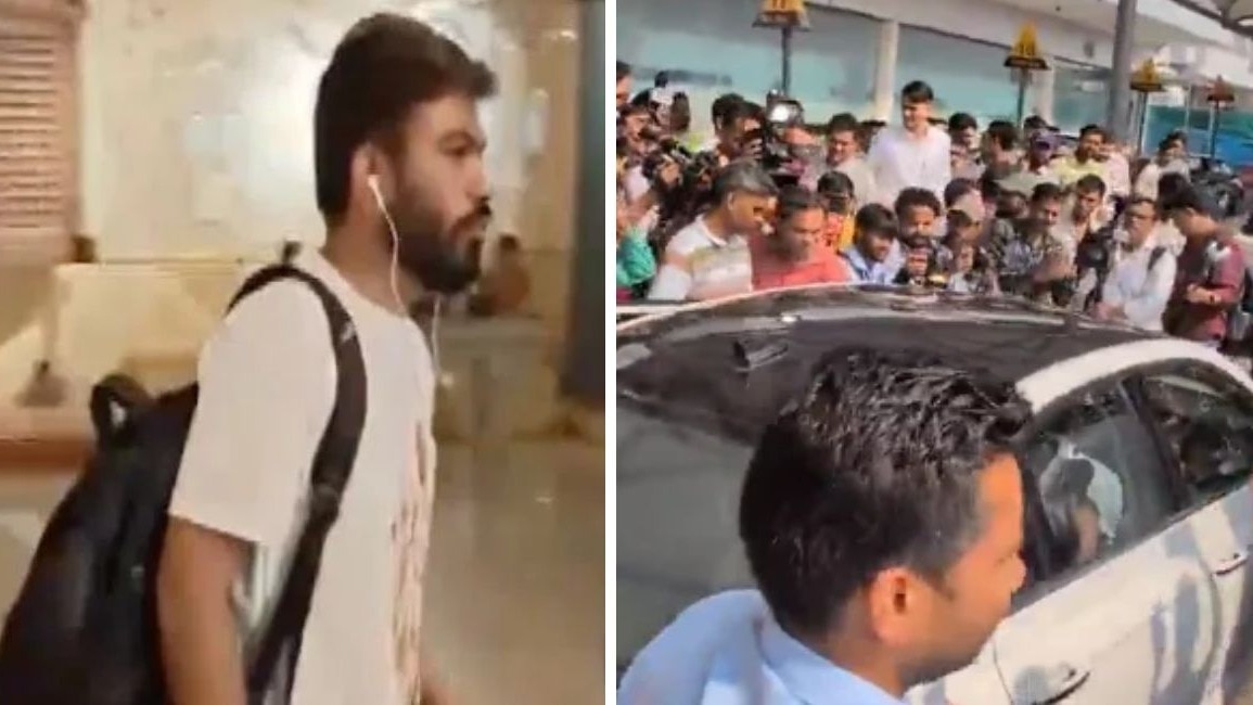 Delhi airport crowds confront CJP activist Abhijeet Dipake over national concerns