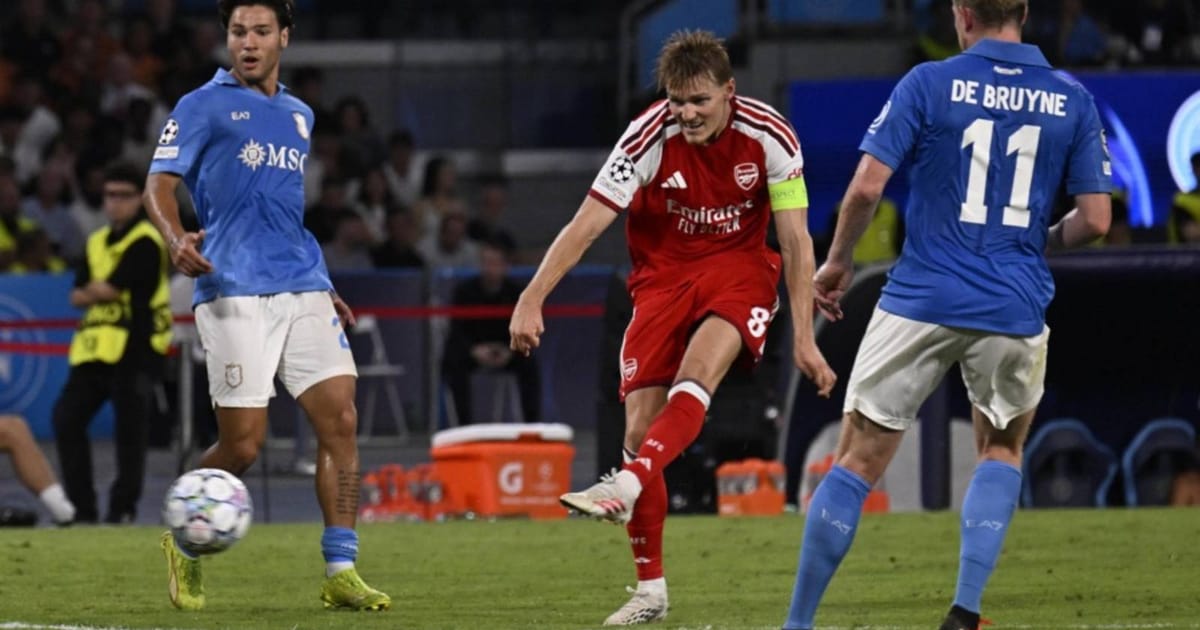 Odegaard Bawa Arsenal Menang 1-0 Lawan Napoli dalam Debutan Liga Juara