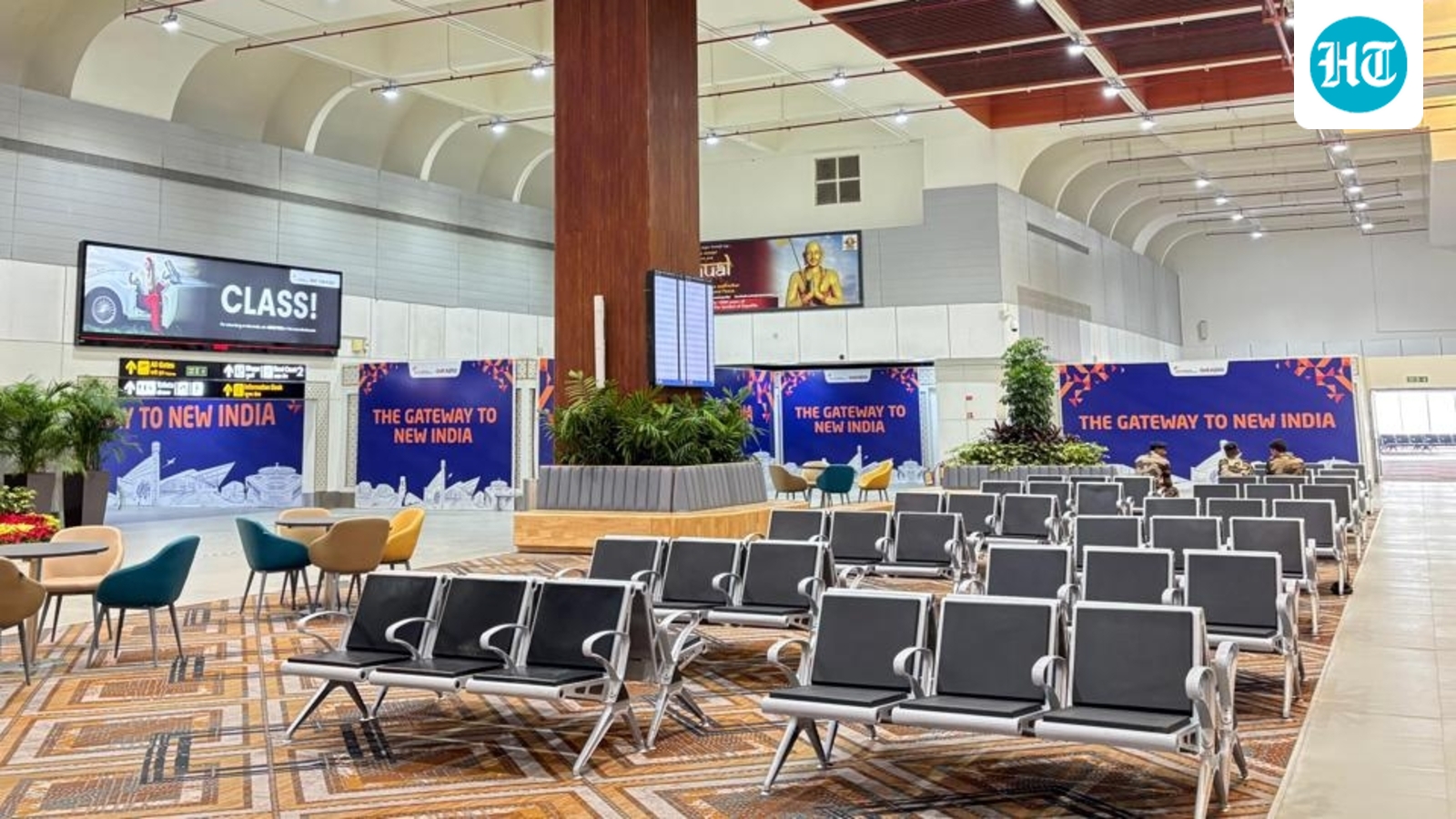 Delhi Airport T3 Departure Hall Gets Heritage-Inspired Carpet Makeover